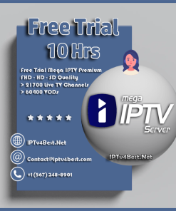 IPTV Free Trial 24h - Package Subscription