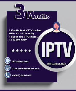 3 Months IPTv Plan Subscription - IPTv Service Provider