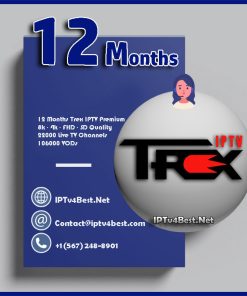 TREX IPTV 12 Months Subscription – IPTV4BEST.NET