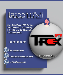 Free Trial 10hrs Trex IPTV Subscription - IPTv Service