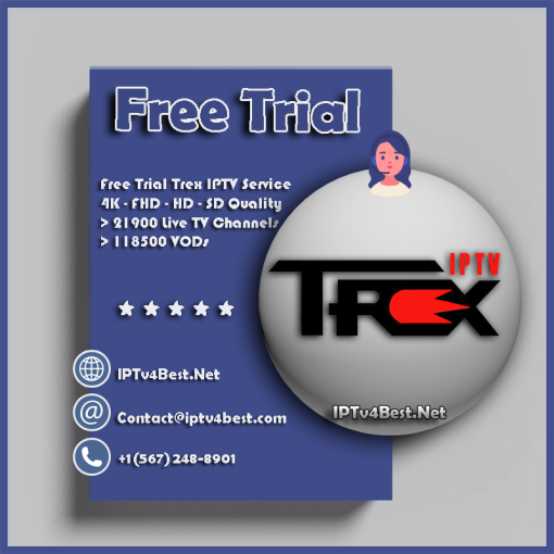 Free Trial 10hrs Trex IPTV Subscription - IPTv Service