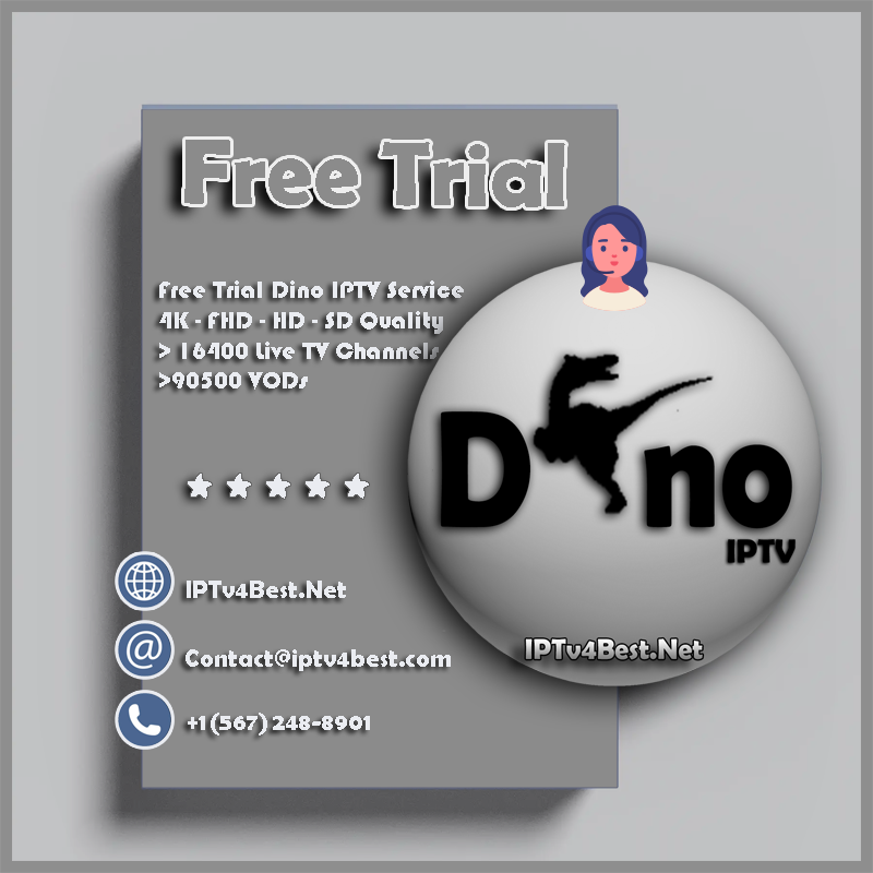 Free Trial 24h Dino IPTV - Best IPTv Service