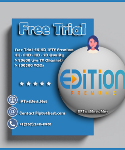 IPTv Free Trial 24h Edition Premium - IPTv Subscription